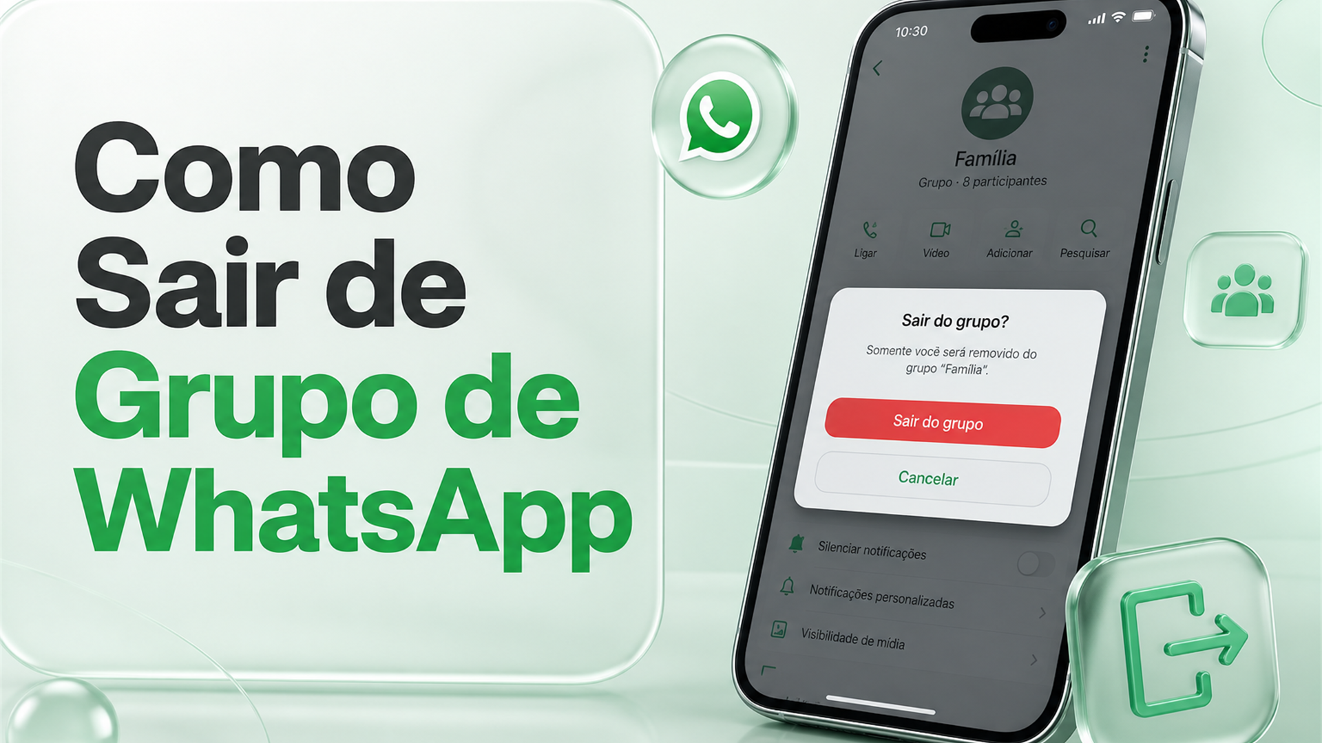 Como Sair de Grupo de Discord